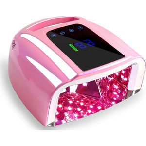 Nageldroger met accu - Draagbare UV-lamp met autosensor en 4 timer-instellingen - Professionele nagellak UV-lamp geschikt voor alle gels - Uithardingslamp