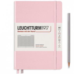 Leuchtturm notitieboek medium pastel roze ruit