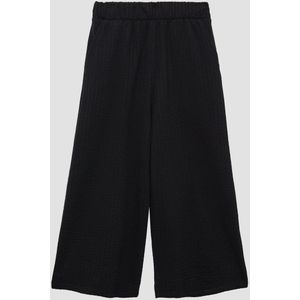 Culottes - Katoenen Tricot - Losvallend - Hoog Uitgesneden Tailleband - Wijde Pijpen