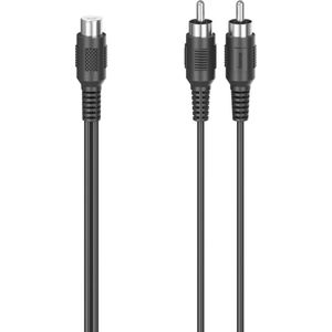 Hama Subwoofer-adapter, 2 cinch-stekkers - cinch-koppelingen