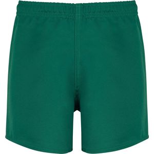 PROACT - PA137 - Kinder-rugbyshort - Donkergroen
