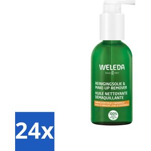 WELEDA - Reinigingsolie & Make‑up Remover - 150 ml - Voordeelverpakking - 24 stuks