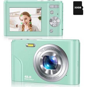 INF - DC311LAF32G-17D - Digitale Camera - Groen - 48 Megapixel - 1080P