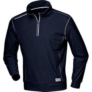 SIR SAFETY MOLESKIN Half Zip Werktrui HEREN Veiligheidstrui Blauw