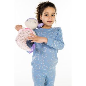 Schattige Hartjes Pyjama Blauw - 100% Katoen - Super Comfortabel