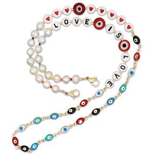 Boho Ibiza Ketting - Armband - Brillenkoord - Multi Colour - Dames - Lieve Jewels