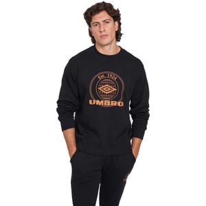 Umbro Collegiate Graphic Sweatshirt Zwart XL Man