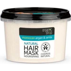 Organic Shop - Haarmasker Argan & Amla - Herstellend en Verzorgend - 250 ml - 1 stuk