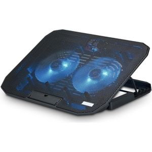 Laptop cooler - Laptop cooling pad - Cooling stand - Verstelbaar - Tegen oververhitting - Must have voor in de zomer voor uw laptop!