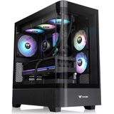 Thermaltake - View 290 - Midi Tower Behuizing - Zwart - Metaal en Geharde Glas