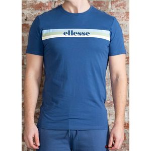 ELLESSE Shirt 'Giacomo'  navy / lichtblauw / lichtgroen / wit