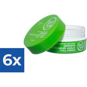 Redone Haar Styling Wax - 150 ml. - Groen - Aqua Hair Gel Wax - Voordeelverpakking 6 stuks