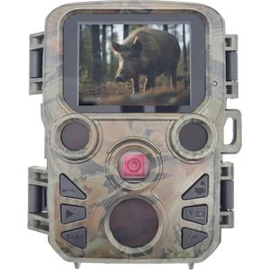 Mini wildcamera 12MP Full HD met PIR bewegingsmelder en nachtzicht