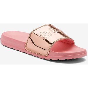 Damesslippers coqui cleo poederroze/metallic roze 37