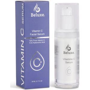 Beluxe® Vitamine C Serum - Gezichtsverzorging - Hyaluronzuur - Acne - Anti Aging - Anti Rimpel - 10% Pure Vitamine C - 30ml