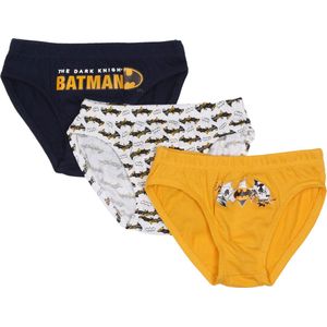 Batman - Jongens ondergoed, set van 3 slips, OEKO-TEX / 104-110