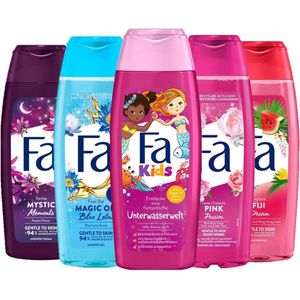 Fa Douchegel Try Out - Mystic Moments / Magic Blue Lotus / Kids Mermaid / Pink Passion / Fiji