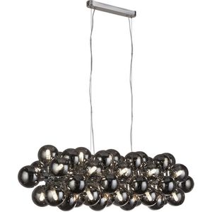 Searchlight BERRY Hanglamp 25 Lichts Chroom Smoke