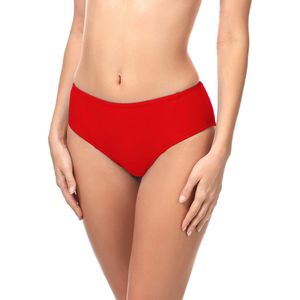 Merry Style - MS-ET-18 - Bikinibroekje - Rood - Elastische Tailleband - Polyamide & Elastaan