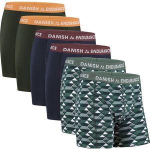 DANISH ENDURANCE - Katoenen Boxershorts - 6 Pack - Onderbroeken voor Heren