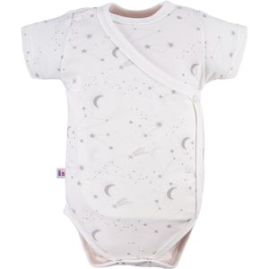 Eevi - Rompertje - Overslagromper - Ster en Maan - Maat 62 - 2 t/m 4 maanden