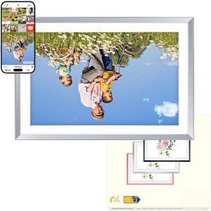 Lexium Digitale Fotolijst - Digitale Fotolijsten - Digitale Fotolijst met WiFi - Digitale Fotokader - Digitale Fotolijsten met WiFi - Fotokader