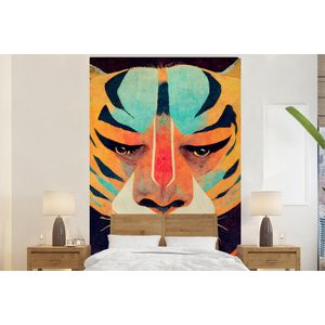 Tijger - Portret - Abstract - Dieren - Kunst - Behangpapier