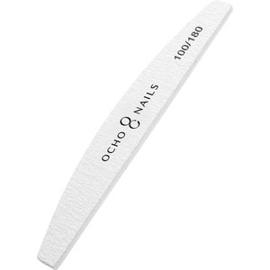 OCHO NAILS Classic – Nagelvijlen – Recht model – 100/180 grit – Smal ontwerp – Precisiewerk