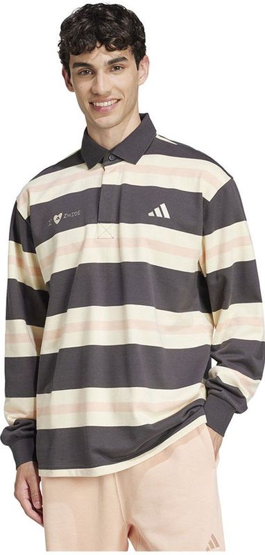Adidas X Rise Rugby Jersey - Sweatshirt - Zwart - 100% Katoen