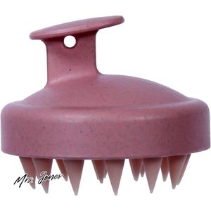 Mrs. Jones Massaborstel hoofdhuid massageapparaat droge natte hoofdhuid reiniging peeling haargroei stimuleren roze .