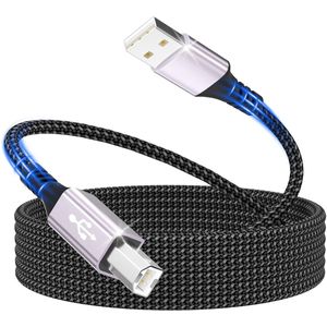 3m Scanner Kabel - USB 2.0 Type B Kabel - USB A naar USB B Printer PC Kabel - Compatibel met Dell, HP, Canon, Epson, Xerox, Samsung, Brother, DAC en Meer