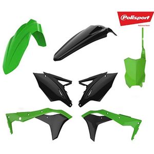 Polisport Mx Kit Kawasaki Kx250f 17-20 Groen,Zwart