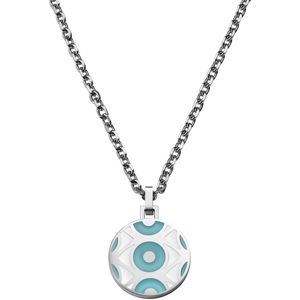 Evil Eye | Zilverkleurige Babyblauwe Ketting