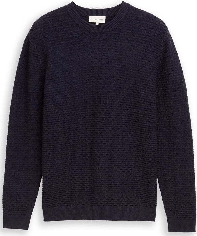 Tom Tailor - Heren pull - Maat XL - Mannen - Bruin - katoen