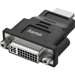 Hama 00200339 DVI / HDMI Adapter [1x Britse stekker - 1x HDMI-stekker] Zwart