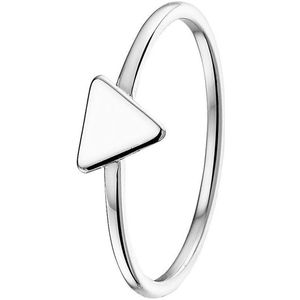 The Kids Jewelry Collection Ring Driehoek - Zilver