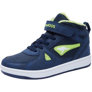 KangaROOS - K-CP Kalley II EV - Hoge Unisex Kindersneaker - Marine - Warme Voering
