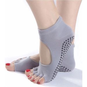 New Age Devi - Antislip sokken Yoga - Licht grijs - One size volwassenen