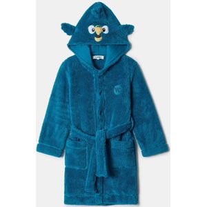 Woody kamerjas unisex - groenblauw - duif - 252-10-ROM-M/795 - maat 98