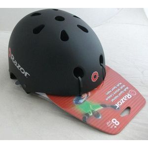 Razor Jongeren Skatehelm - Maat M - Mat Zwart