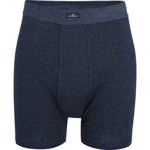 Gotzburg heren boxer lang met gulp (1-pack) - middenblauw gestreept
