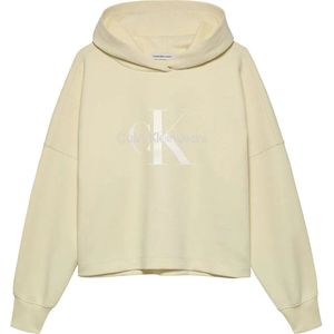 Calvin Klein Jeans Glitter Monogram Sweatshirt Beige 4 Years Meisjes
