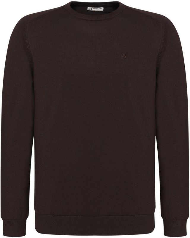 Gabbiano Trui Essential Knitted Trui 614570 S 5702 Oak Brown Mannen Maat - M