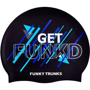 Funky Trunks Silicone Swimming Neopreen Cap Blauw