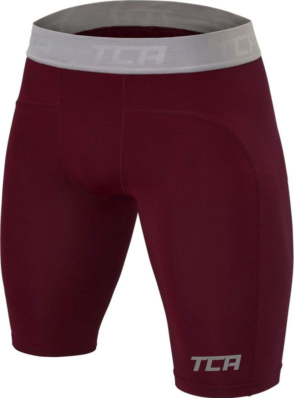 TCA - Pro Performance - Compressie Basislaag - Cabernet - Jongens Onderbroek Shorts
