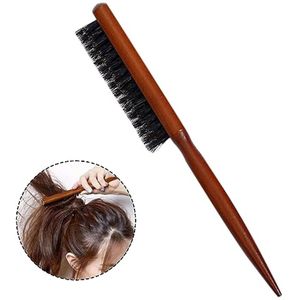 Teasing Haarborstel van Wilde Zwijnharen voor Lang, Dik en Krullend Haar