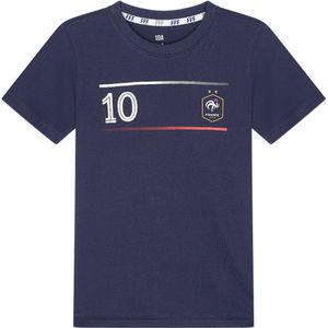 Frankrijk Mbappé T-Shirt Kinderen - Maat 116 - Kylian Mbappé - Voetbal T-Shirt - Katoen - Jongens en Meisjes