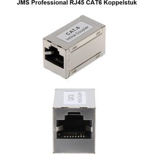 JMS Professional RJ45 CAT6 Koppelstuk / STP, FTP,  SFTP RJ45 Koppelstuk / Afgeschermd RJ45 Koppelstuk