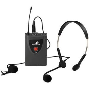 Monacor TXA-100HSE Spraakmicrofoon Headset Radiografisch Schakelaar