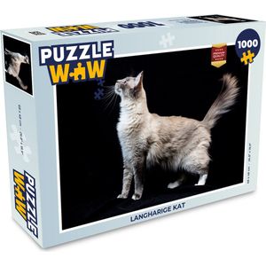 Puzzel Langharige kat - Legpuzzel - Puzzel 1000 stukjes volwassenen